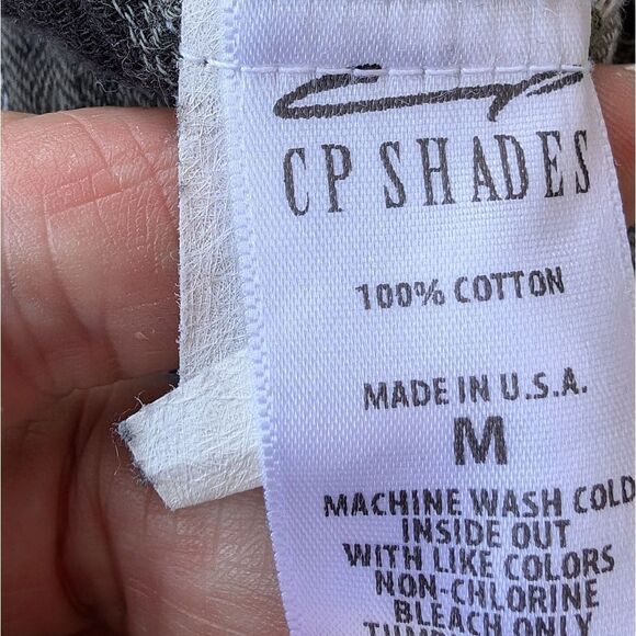 CP Shades Green Plaid Teton Tunic size Medium 100% Cotton, Rustic,‎ Casual - Picture 7 of 8